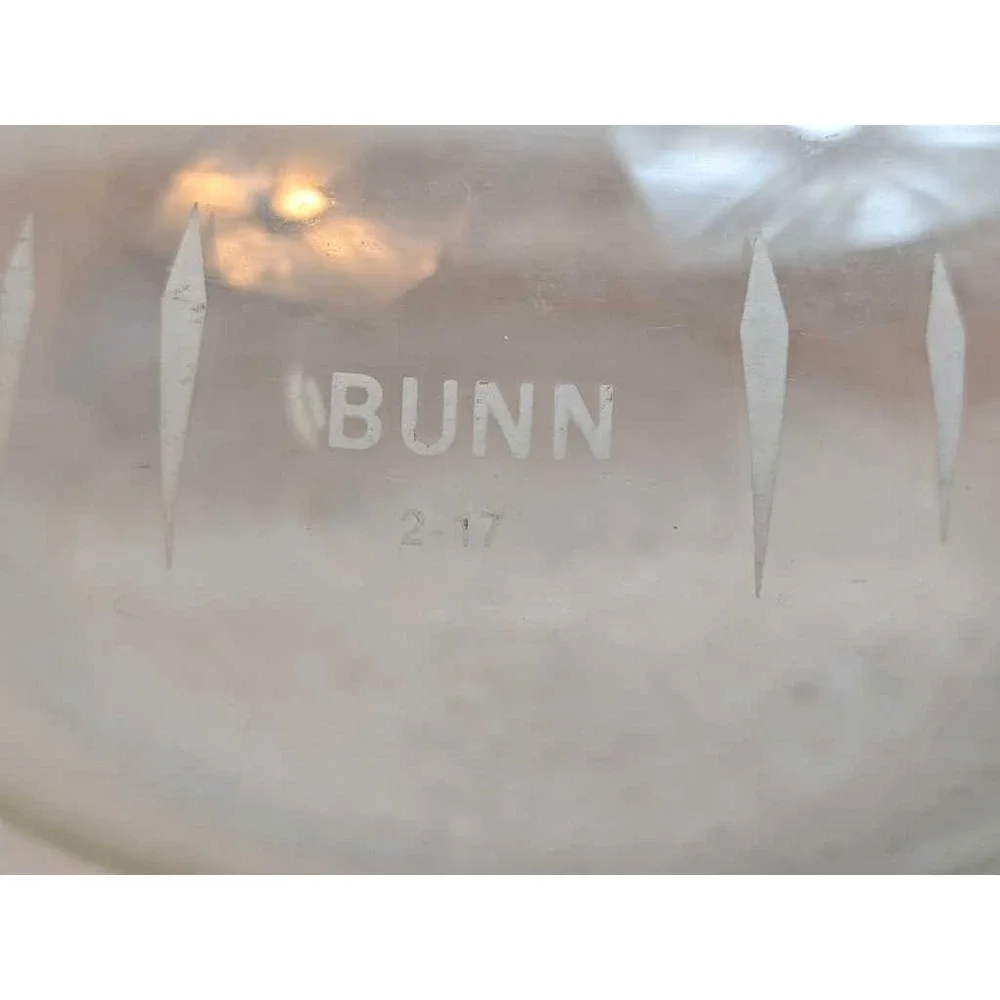 BUNN Glass Coffee Pot Carafe Replacement w Black‎ Handle Lid 12 Cup